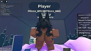 Egyptian girl gets fucked hard in Roblox condo