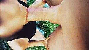 hot amateur outdoor fun with mia