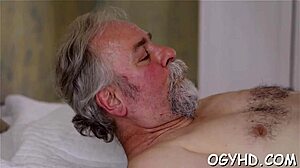 brave young 18+ girl drilled by old rod, tight and rough.