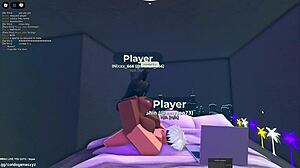 Egyptian girl gets fucked hard in Roblox condo