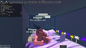 Egyptian girl gets fucked hard in Roblox condo