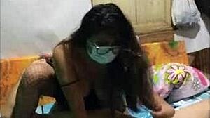 my stepsister climbs on my chest, removes her panties, sucks my penis, i lick her vagina, she has intense orgasms