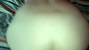 Stepbrother pounds curvy sister's tight pussy in POV