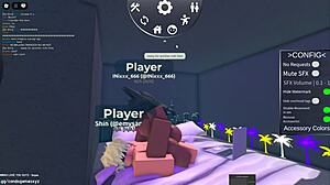 Egyptian girl gets fucked hard in Roblox condo