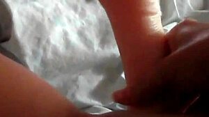 Young Latina enjoys her new dildo toy