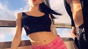Hot Pornstar Sasha Rose Performs Sexy Striptease