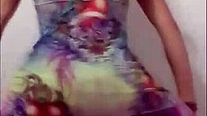 Sexy girl performs twerking dance routine