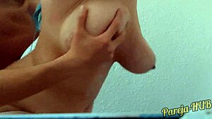 found my sister-in-law stepping out naked from the shower