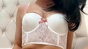 american teen student solo masturbates