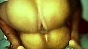 I dominate the brunette's tight ass