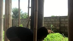 Real female orgasm viewed from above