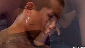 Roundass babe with big tits gets intensely doggystyled, bent over clothed in amateur action