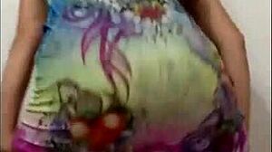 Sexy girl performs twerking dance routine