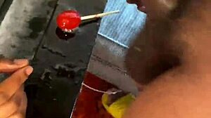 Sucking Dick The Only Game? Ebony Deepthroat Action