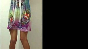 Sexy girl performs twerking dance routine