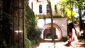 Skanky Ethnic Bitch Fingered in Tight Asshole