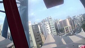 Naughty asian babe sarina tsubaki enjoys public outdoor time