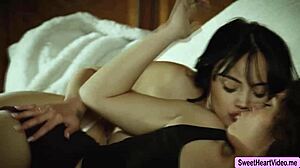 Oh, Lesbian Couples Face Sitting on the Bed!