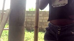 Real female orgasm viewed from above