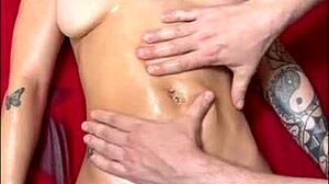 i enjoy a tantric oil massage with petite blonde jesse pony