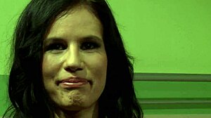 Dominated girl creampied in bondage sex