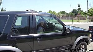 Young Ebony Amateur Takes Rough Assfucking From Big Black Cock, Ending With Sloppy Wet Facial