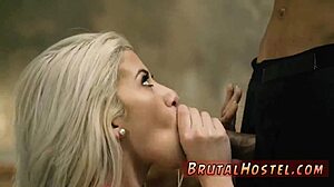 Big-breasted ash-blonde cutie Cristi Ann endures extreme bondage domination during her holiday vacation in BDSM scenes.