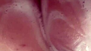 Horny British Slut Masturbates in Shower!