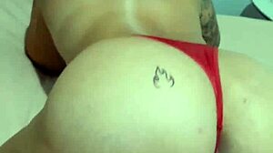 Sucking horny guy's bare dick