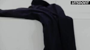 Beautiful Latina Ginebra Enjoys Doggystyle Fuck with Muff Diving and Moaning