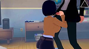 Koikatsu Mikasa and Eren in Uncensored Anime Sex by Thereal3dstories