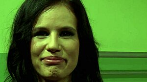 Dominated girl creampied in bondage sex