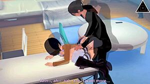 Koikatsu Mikasa and Eren in Uncensored Anime Sex by Thereal3dstories