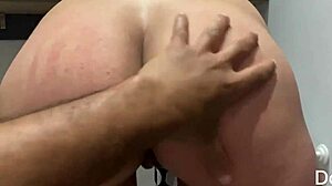 Intense fucking of big ass Latina girlfriend's pussy and anal