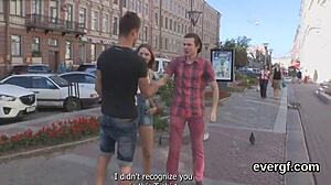 skint boyfriend allows friend to bang his ex for cash