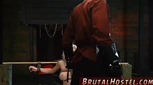 Big-breasted ash-blonde cutie Cristi Ann endures extreme bondage domination during her holiday vacation in BDSM scenes.