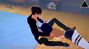 Koikatsu Mikasa and Eren in Uncensored Anime Sex by Thereal3dstories