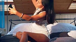 Cute Brunette SIMA SHOWS OFF HER LOOKS in THELIFEEROTIC PHOTO SHOOT SESSION