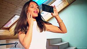 Cute Brunette SIMA SHOWS OFF HER LOOKS in THELIFEEROTIC PHOTO SHOOT SESSION