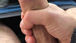 Man Flashes Huge Cock Outdoors Waiting For Viewers