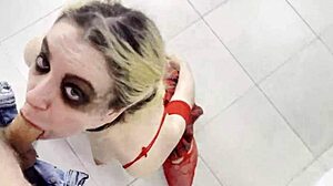 This bold beauty got teased into rough domination. Her squirting and anal in the kitchen were intense.