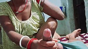 Telugu young girl sparks hot romance in bathroom scene