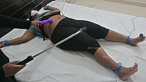Indian girl enjoys intense BDSM fun!
