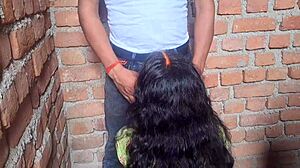 Telugu young girl sparks hot romance in bathroom scene