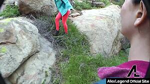 Hey, Penny Pax and Sarah Shevon, ready to drain Alex Legend's cock?