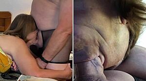 Granny as Princess Leia cocksucking