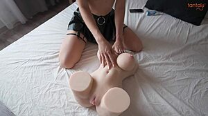 Jazy Berlin Uses Fat Dildo On Tight Pussy In Heels And Lingerie For Orgasm