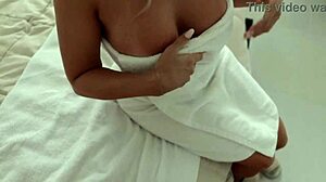 Amateur Threesome with Roommate After Getting Caught. Ft Tantaly in Hot Action!