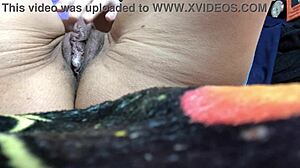 creamy self-fuck orgasm up close