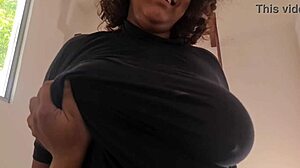 stepmom’s big boobs sneak into my room